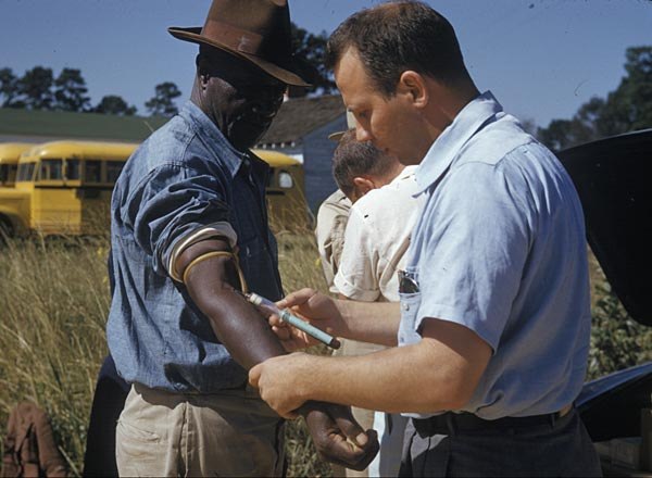 Blood sampling during the Tuskegee syphilis study